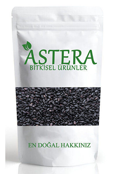 ASTERA 500 Gr Siyah Susam ( 1. Sınıf - Doğal Ürün ) Siyah Altın
