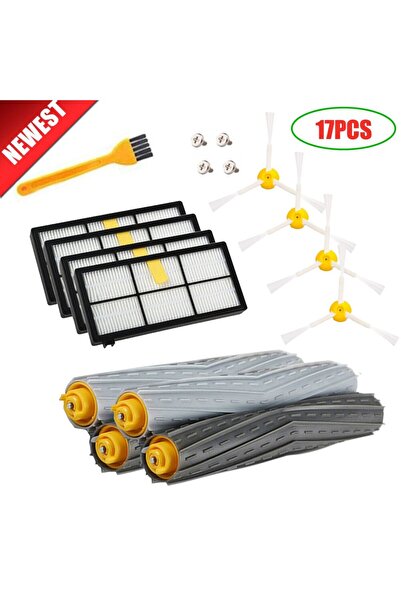 NO BRAND مناسب لقطع غيار الفرش، ومناسب لأجهزة iRobot Roomba 800، 880، 860، 87...