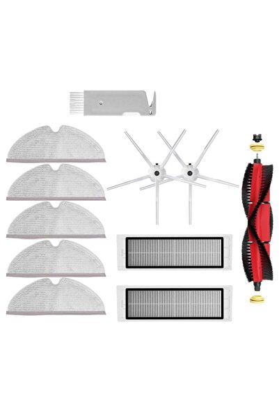 NO BRAND مناسب لمجموعة قطع الفرشاة الرئيسية/الفلتر/قماش المسح لروبوروك S5 ماك...