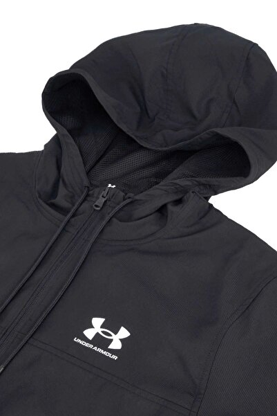 Under Armour Siyah Loose Fit Erkek Rival Woven Rüzgarlık