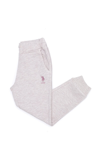 U.S. Polo Assn. Children's Beige Melange Sweatpants 50256244-Vr156