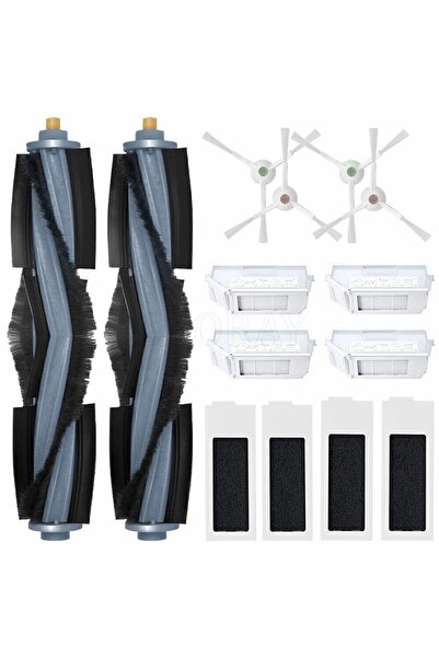 NO BRAND مناسب لمرشحات وفرشاة وممسحة المكانس الكهربائية Ecovacs T20 PRO/T20 M...