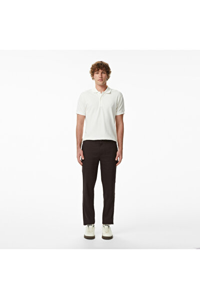 Lacoste Erkek Tapered Fit Kahverengi Chino Pantolon