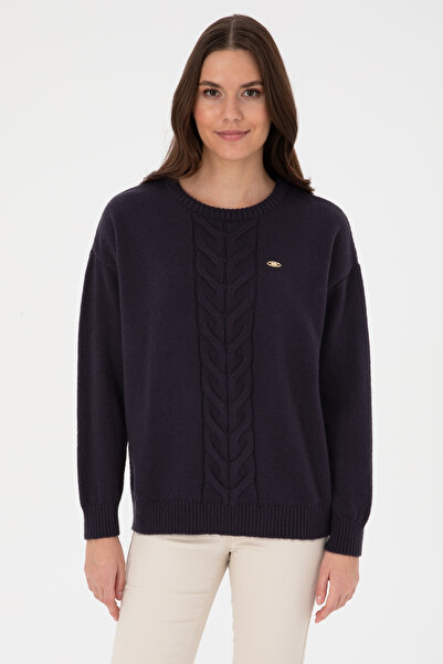 U.S. Polo Assn. Women's Light Navy Blue Sweater 50314758-Vr059