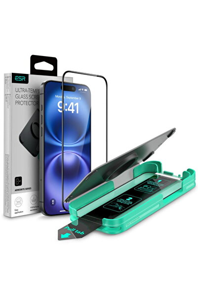 Other Folie pentru iPhone 16 - ESR Armorite Screen Protector - Black