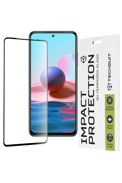 Techsuit Folie for Xiaomi Redmi Note 10 4G / Note 10S / Poco M5s - 111D Full ...