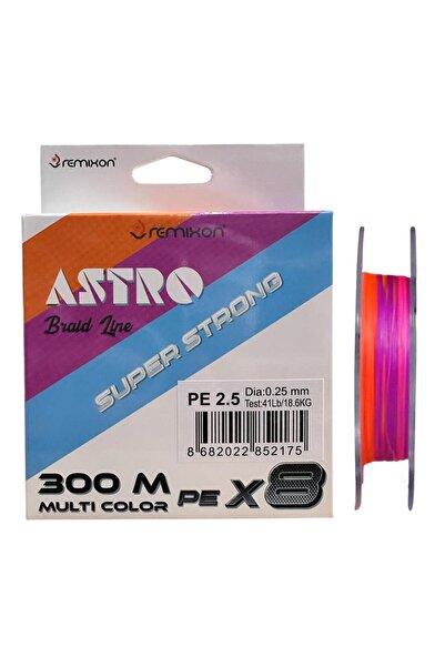 Remixon Astro 8x 0.25mm 300m Multi Color İp Misina