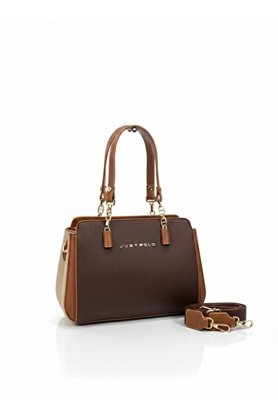 Just Polo Women's Shoulder and Hand Bag Polo Fabric