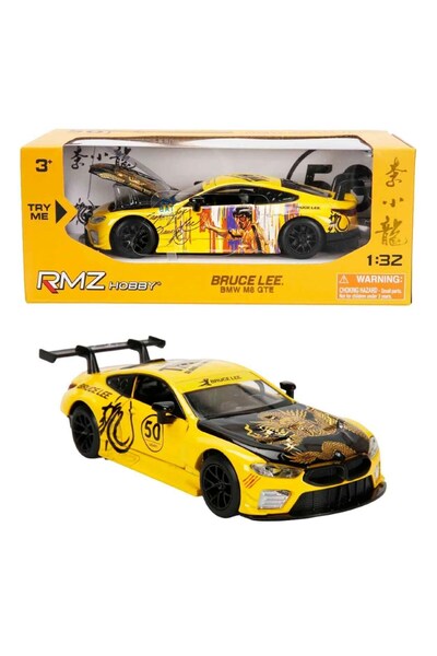 RMZ Hobby نموذج سيارة مع الصوت والضوء من بروس لي بي إم دبليو إم 8 جي تي إي با...