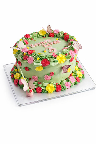 Ege Concept Life 30x30 Şeffaf Pleksi Pasta Tabanı | Pastane & Organizasyon Su...