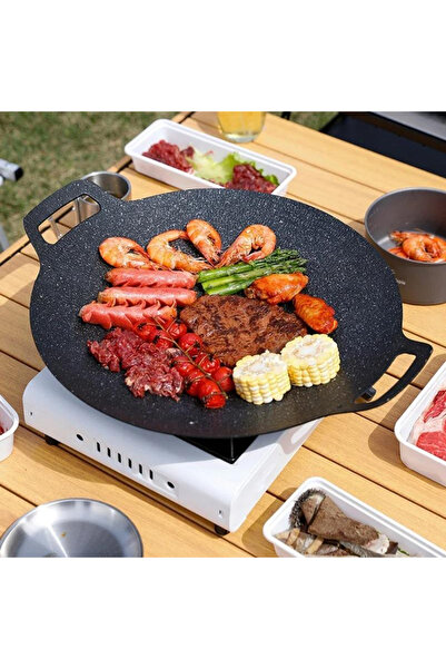 MagExpert Plita rotunda coreeana pentru gratar 30 cm