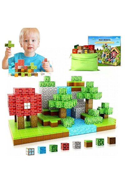 Arabest 100PCS Magnetic Blocks for Boys & Girls Age 3-8, Montessori Sensory T...