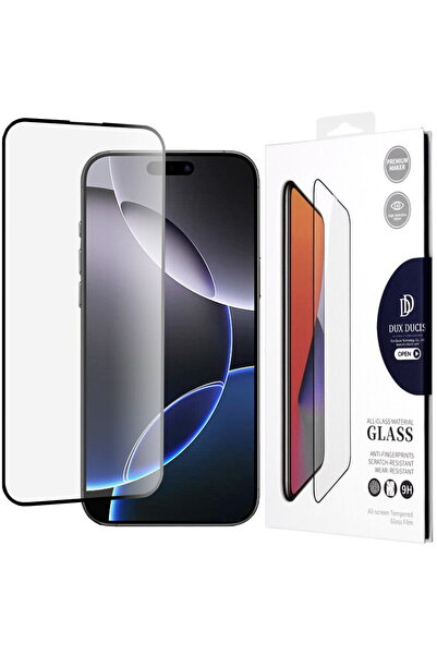 Dux Ducis Folie pentru iPhone 16 Pro Max - Tempered Glass - Black