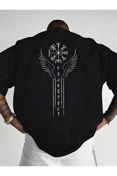 Ordorin Back Printed Men's Oversize Tshirt