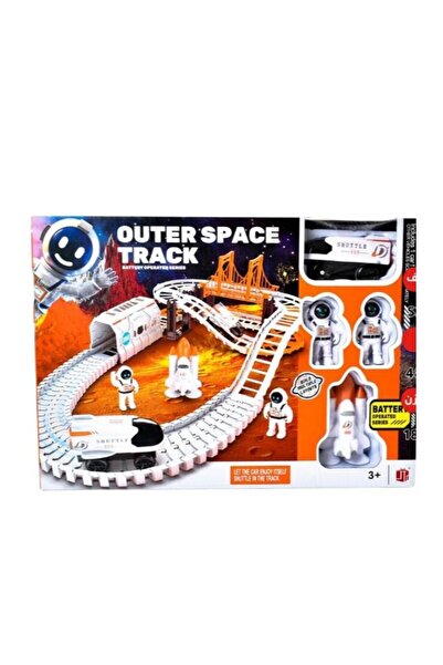 REXA R مجموعة ألعاب قطار الفضاء الخارجي التي تعمل بالبطارية للأطفال