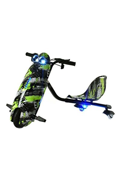 Rally سكوتر كهربائي ثلاثي العجلات مزود بخوذة وواقي للركبة والمرفقين، متعدد ال...