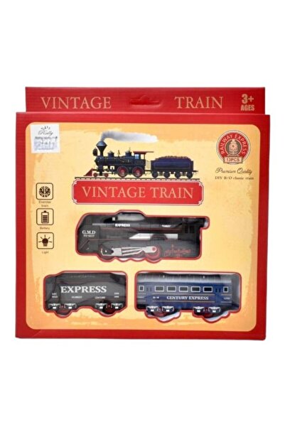 Generic 13 Battery Operated Vintage Train Toy Vehicle Playset