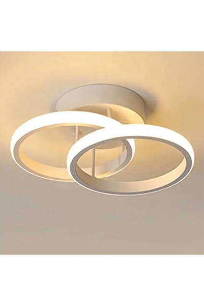 zola Lampă de tavan LED, formă rotundă, metal, 20W, lumină albă neutră, 25,5x...