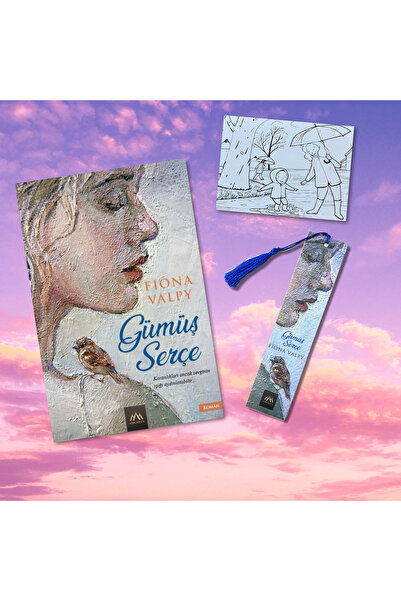 Arkadya Yayınları GÜMÜŞ SERÇE / PÜSKÜLLÜ AYRAÇ VE KARTPOSTAL HEDİYE