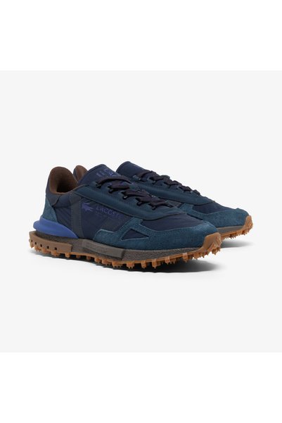Lacoste حذاء رياضي رجالي من Elite Active باللون الأزرق الداكن