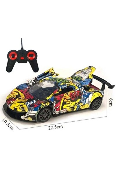 Rally Cool Graffiti Simulation R/C Car Opens Door Remote Control Car For Kids