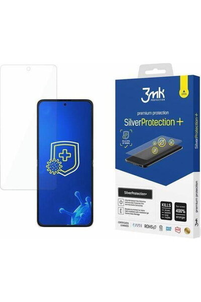 3MK Silver Protect+ Sam Z Flip 3 5G Folia Antymikrobowa montowana na mokro