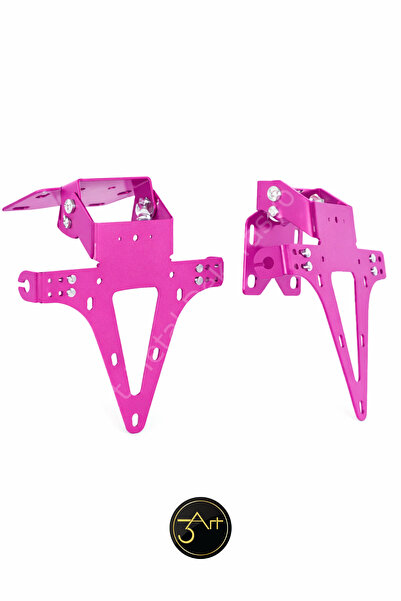 3Art Metal Dekorasyon Tic.Ltd.Şti Motorcycle License Plate Holder – Adjustabl...