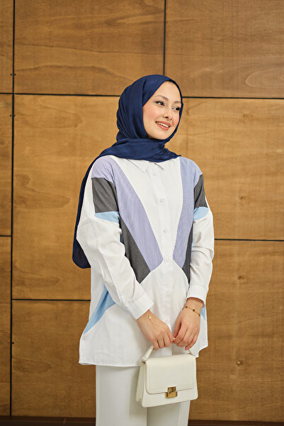 LOCCO Women's Verev Garnished Shirt White