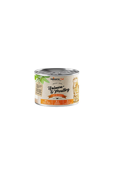 Chicopee HRANA UMEDA PENTRU PISICI SUPER PREMIUM SOMON&PUI JELEU 195G