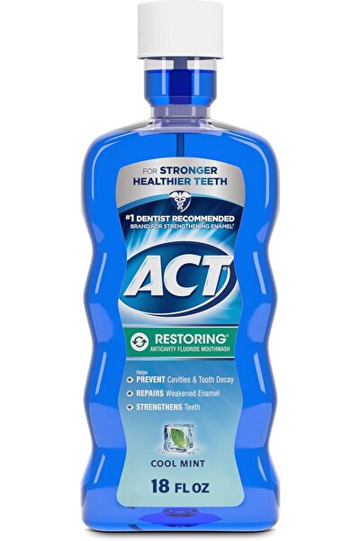 Act Mouthwash, ACT, Restoring Enamel Strength, Protects Enamel, Mint Freshnes...