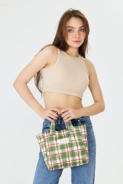 WOLF & ROCK Patterned Quilted Mini Crossbody Bag