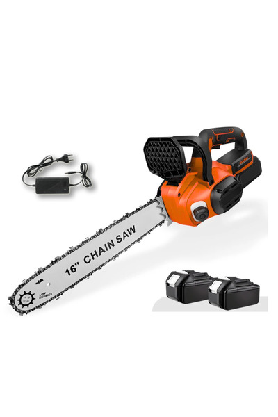 MagExpert Cordless Electric Chainsaw, 16 inch, with 2 48V 6Ah Batteries, Chai...
