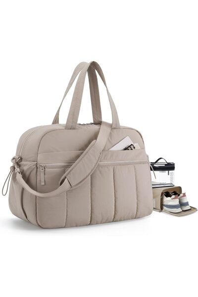 BAGSMART Duffle Bag for Travel, Lightweight Carry on Weekender Duffel with TS...