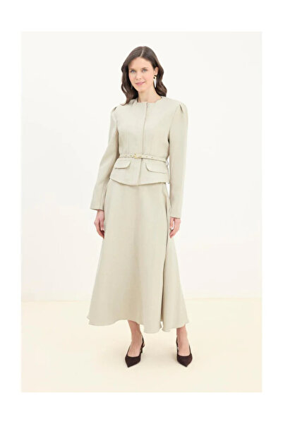 Line By Touches Lindsey Belted Suit