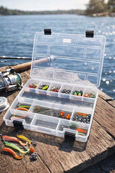 naturel av 13 Bölmeli Büyük Balıkçı Kutusu