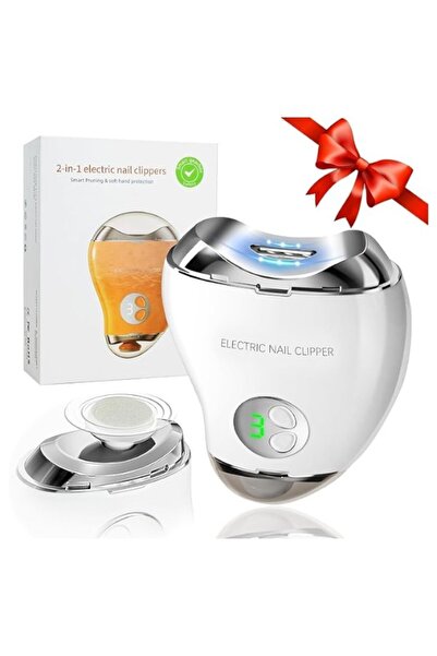 WDA Automatic Electric Nail Clippers with LED Light & Nail File, 3 Speeds LCD...