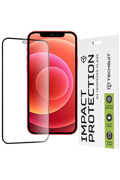 Techsuit Folie pentru iPhone 12 mini - 111D Full Cover / Sticlă cu adeziv int...