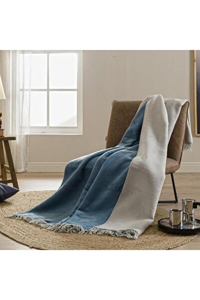 Özdilek pentru o persoană bumbac pătură Albastru-Gri