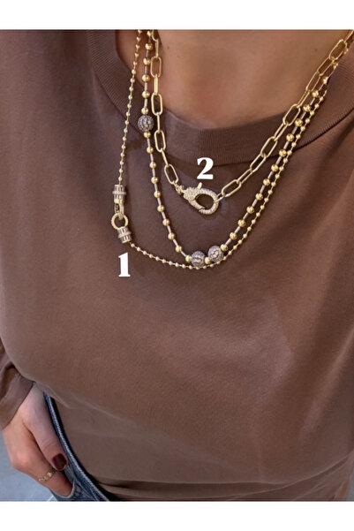 Finery by Nerrs Ataç zincir tasarım kolye -model 2- (zincir uzunluğu 48cm)