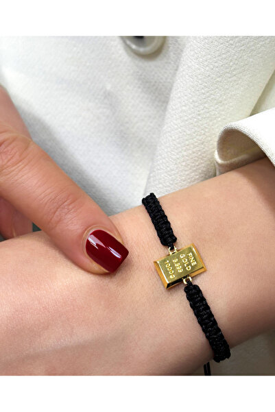 DİAMİNE PIRLANTA 14 Ayar Altın Külçe İp Bileklik