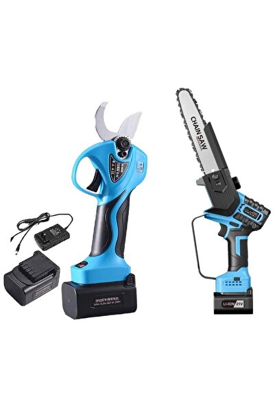 Suca SC 8611 + 5808 Akülü Budama Makası ve Testere