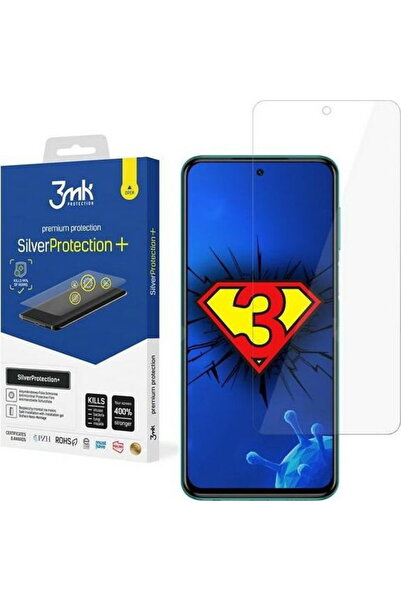3MK Silver Protect+ Xiaomi Redmi Note 9S Folia Antymikrobowa montowana na mokro