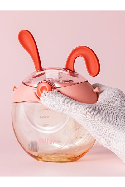 DILLER Flask with Straw 330 ml - Pink Standard