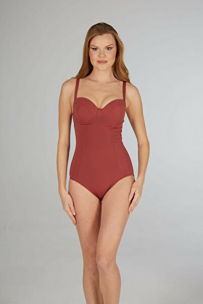 Estiva Women's Cinnamon Concept One-Piece Swimsuit