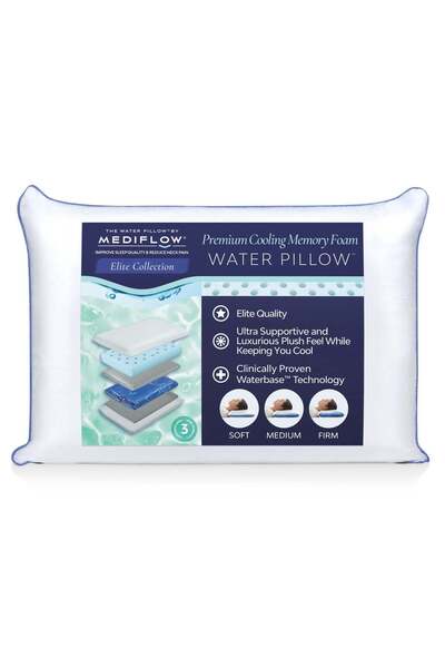 mediflow Water Pillow - Elite Cooling Memory Foam