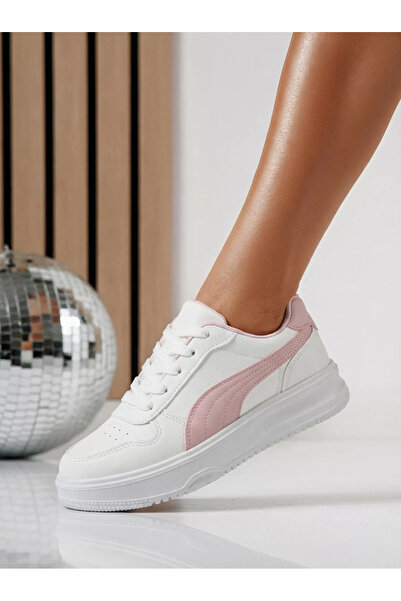 Zaira Women's pink sneakers made of eco- Leather Natalia #24501 - 40