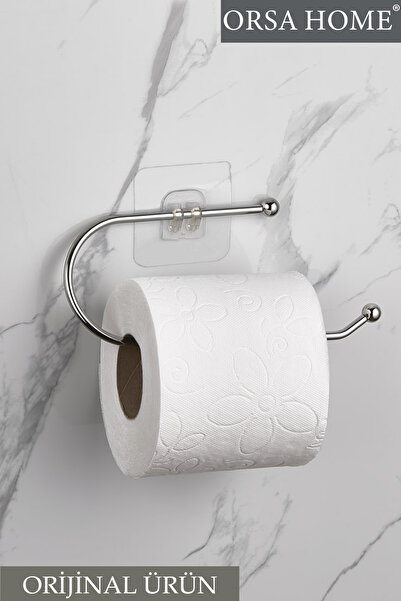 ORSA HOME 103 Snažan magični lepljivi hromirani držač toalet papira