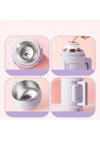 Vagonlife Tkk Çelik Sport Thermos 1000 ml - Pink Standard