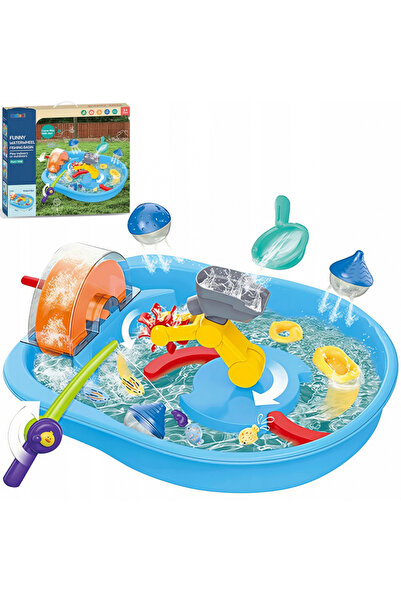 Matadi Piscina educationala pentru copii Funny Fishing cu elemente mobile, un...