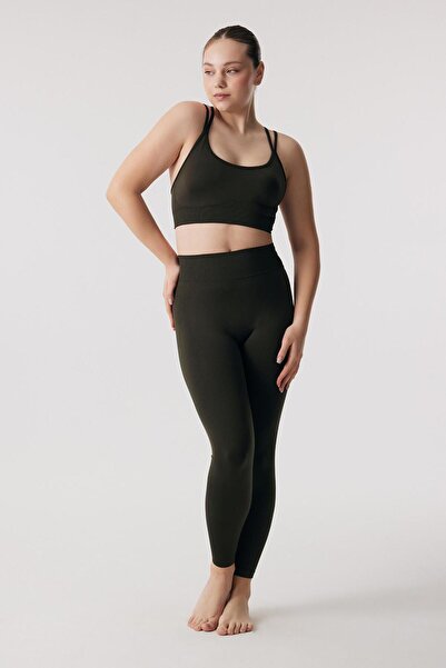 Oishii Rei Crossflow Bra Deep Olive